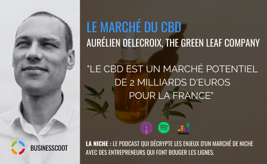 Podcast : Le marché du CBD avec Aurélien Delecroix, fondateur de la société The Green Leaf Company