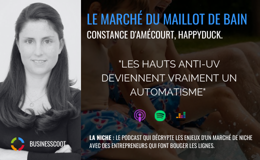 Podcast : Le marché du maillot de bain avec Constance d’Amécourt, fondatrice de Happy Duck